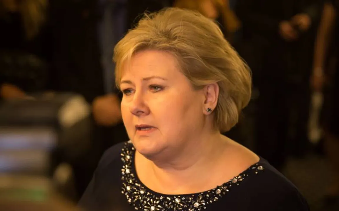 Erna solberg fined