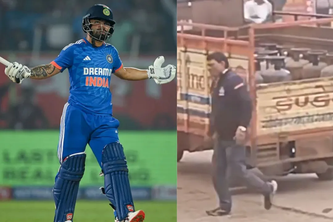 Rinku Singh and his Father