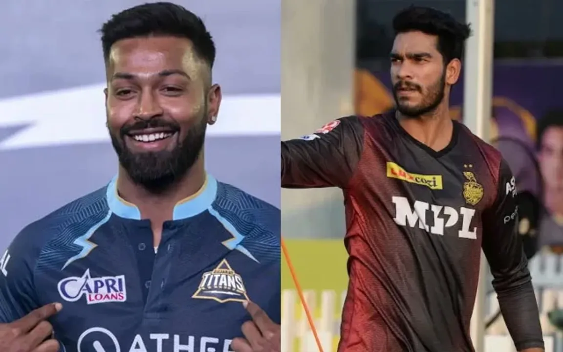 Hardik Pandya and Venkatesh Iyer. (Photo Source: Twitter)