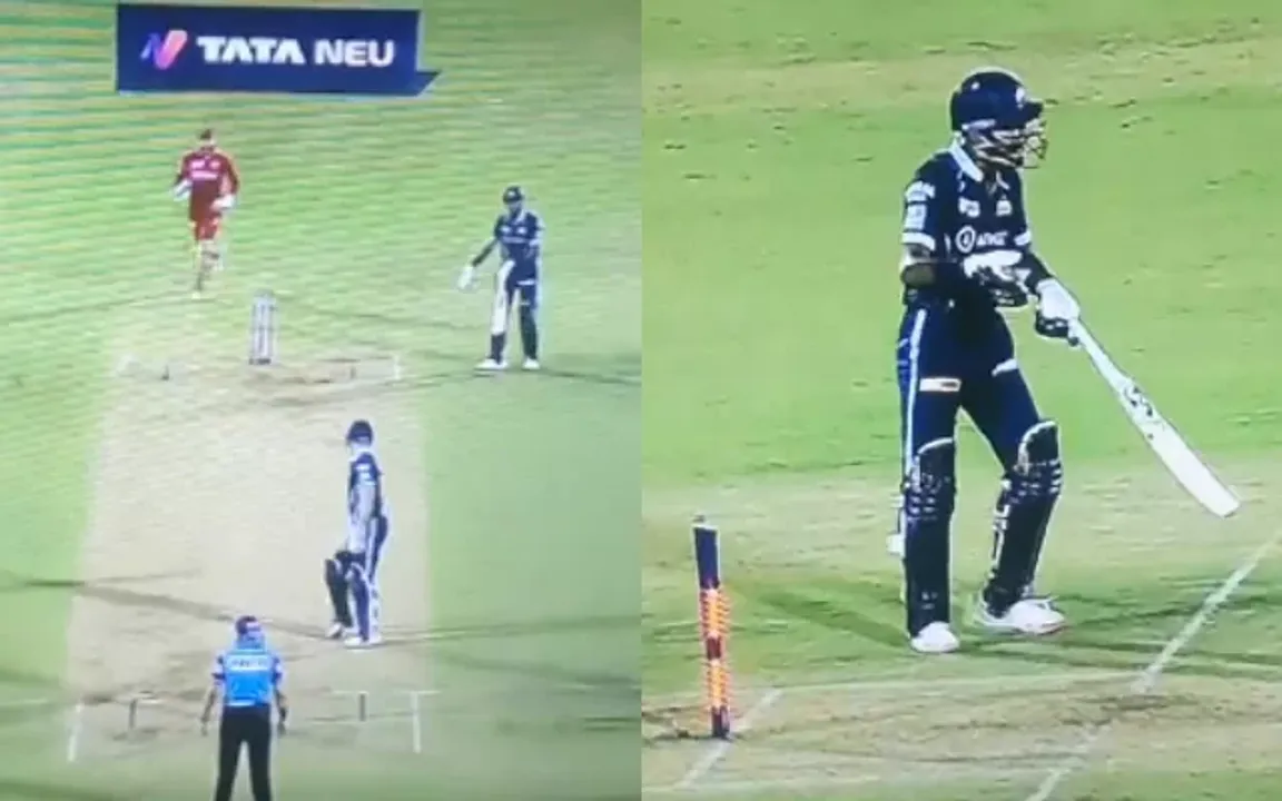 Hardik Pandya Run Out (Photo Source: Twitter)