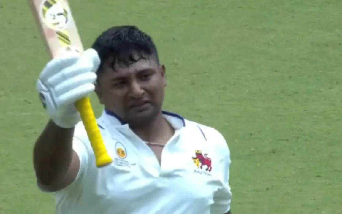 Sarfaraz Khan. (Photo Source: Twitter)