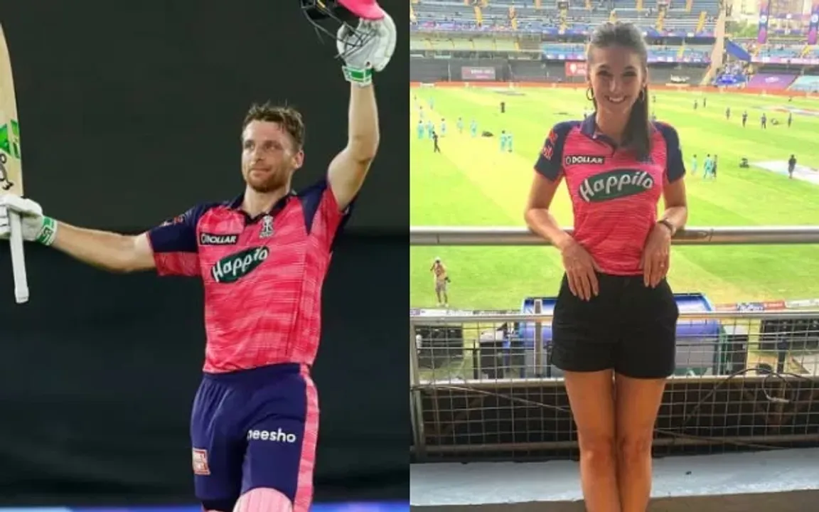 Jos Buttler and Lara Van der Dussen. (Photo Source: IPL/BCCI and Instagram/Lara Van der Dussen)