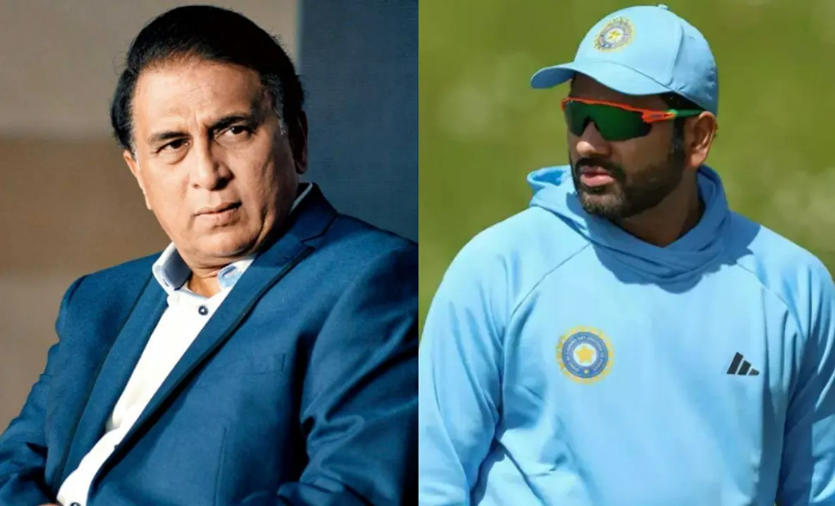 Sunil Gavaskar and Rohit Sharma (Image Source: Twitter)
