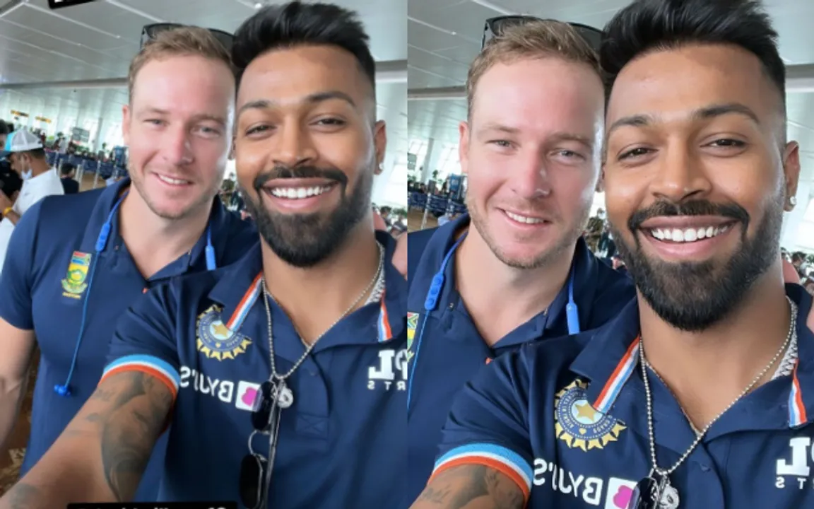 Hardik Pandya & David Miller (Photo Source: Instagram)