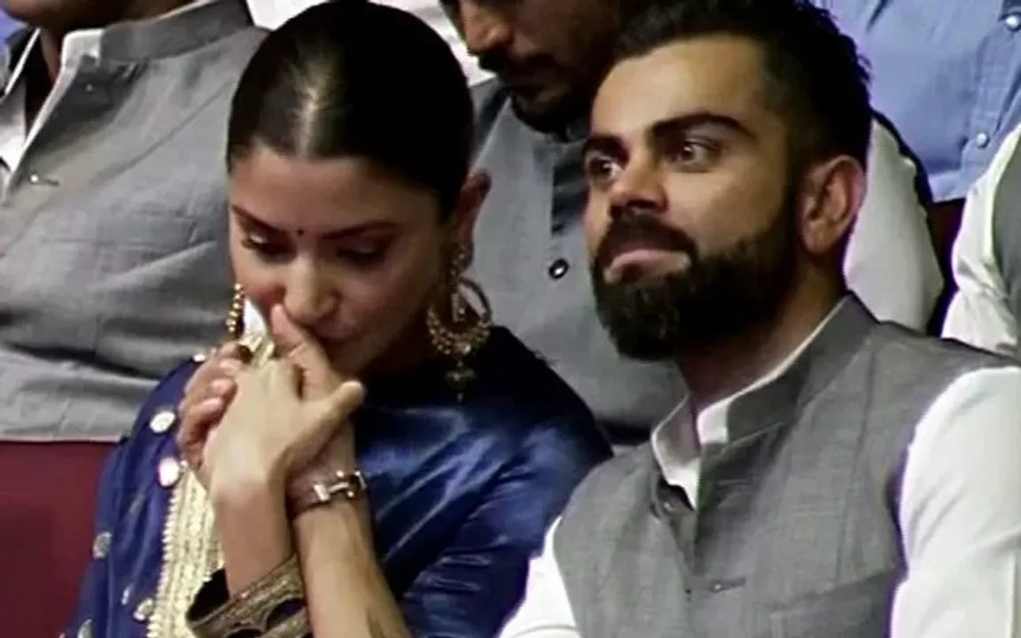 Virat Kohli and Anushka Sharma. (Photo Source: Twitter)