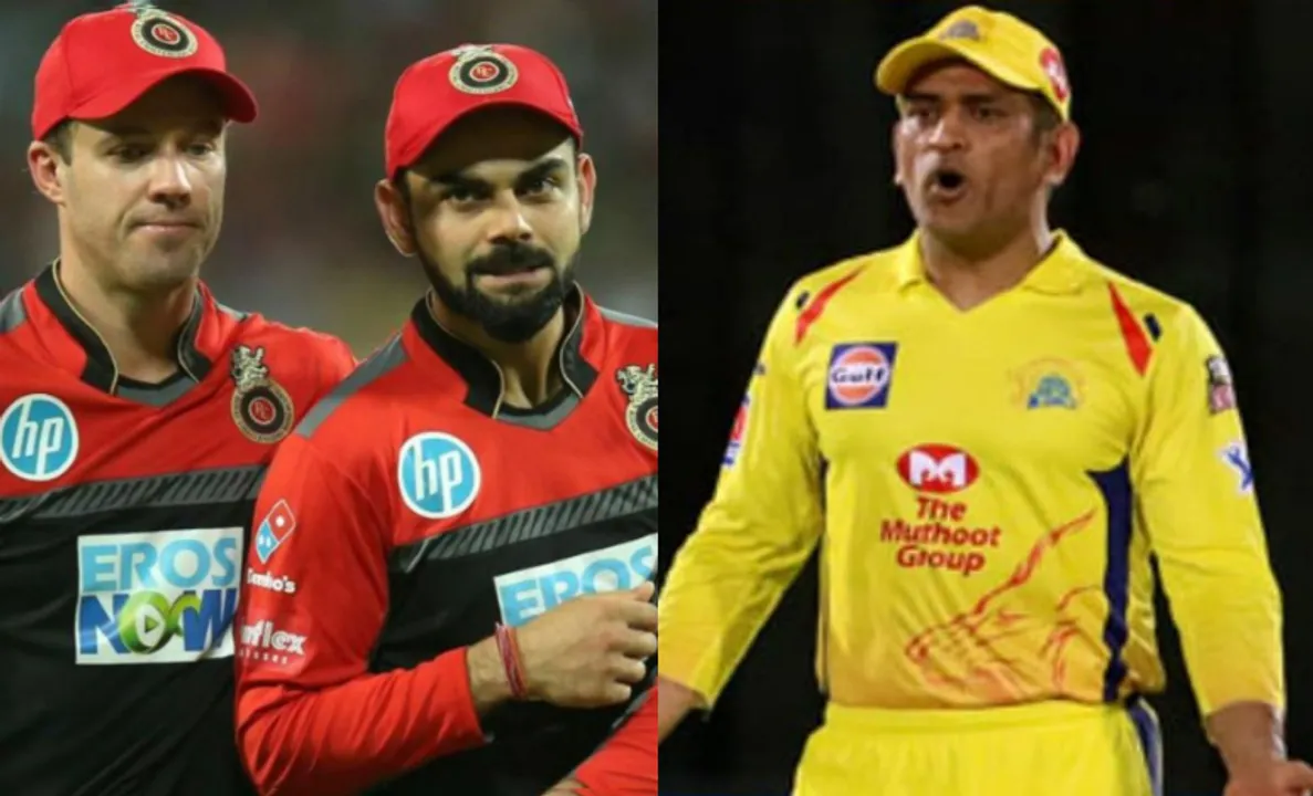 AB de Villiers, Virat Kohli, and MS Dhoni (Image Source: Twitter)