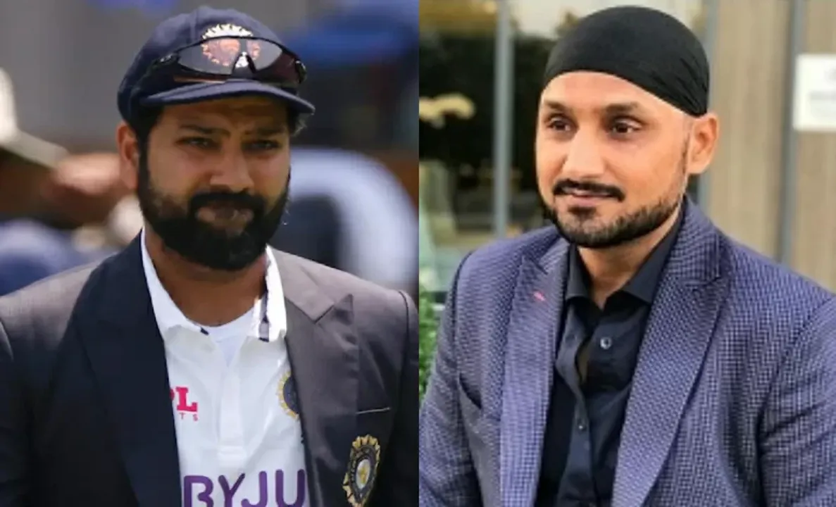 Rohit Sharma and Harbhajan Singh
