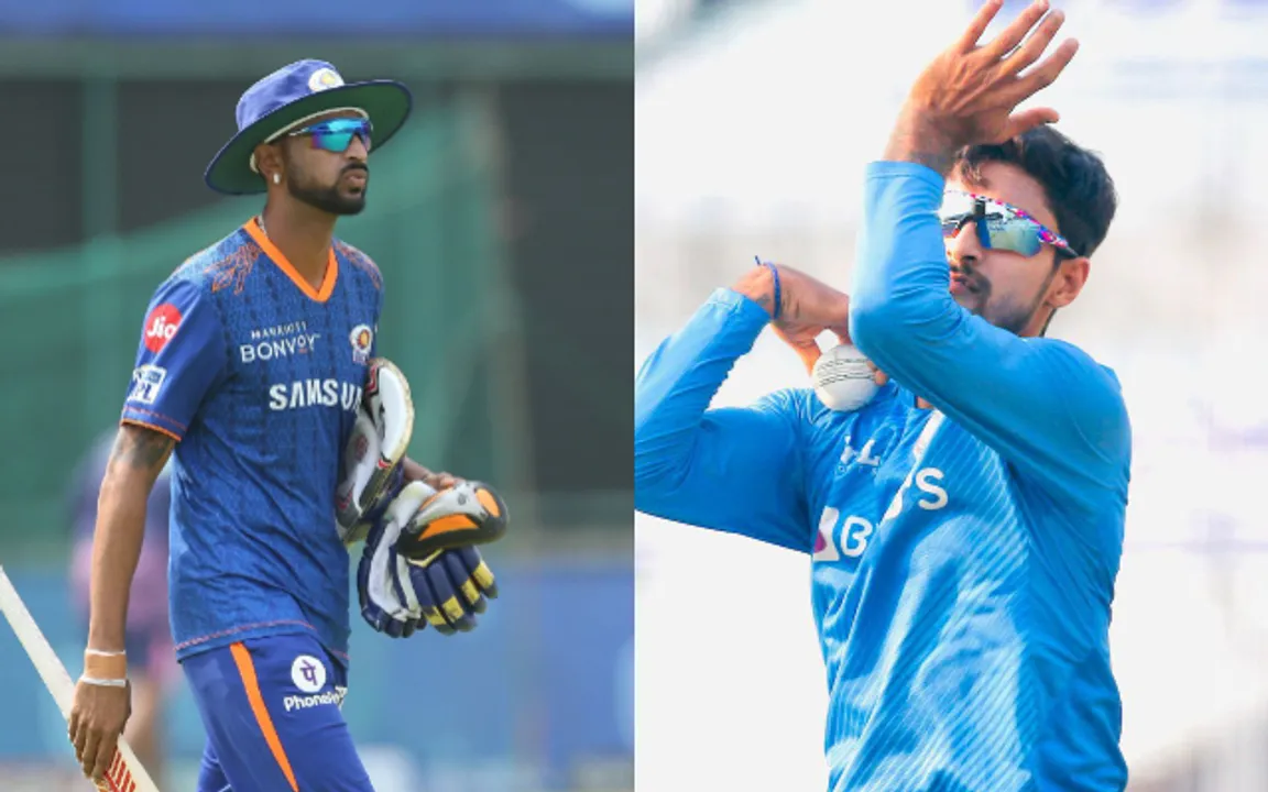 Krunal Pandya and Deepak Hooda. (Photo Source: Twitter)