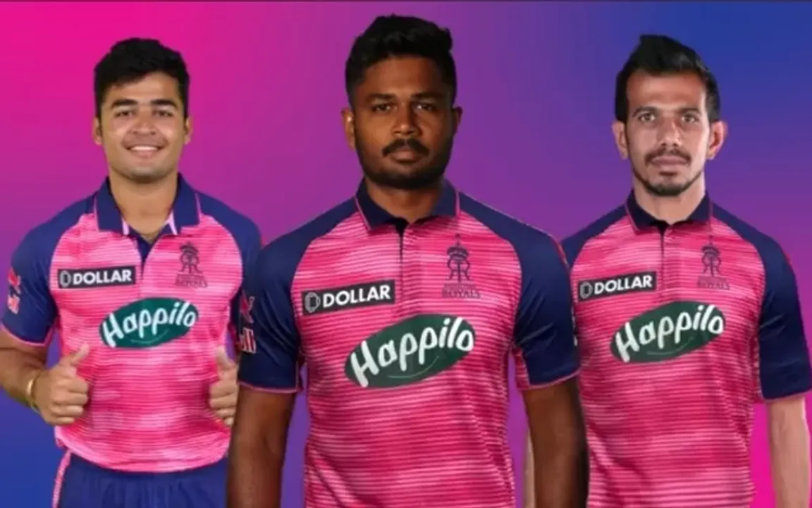 Riyan Parag, Yuzvendra Chahal and Sanju Samson. (Photo Source: Rajasthan Royals)