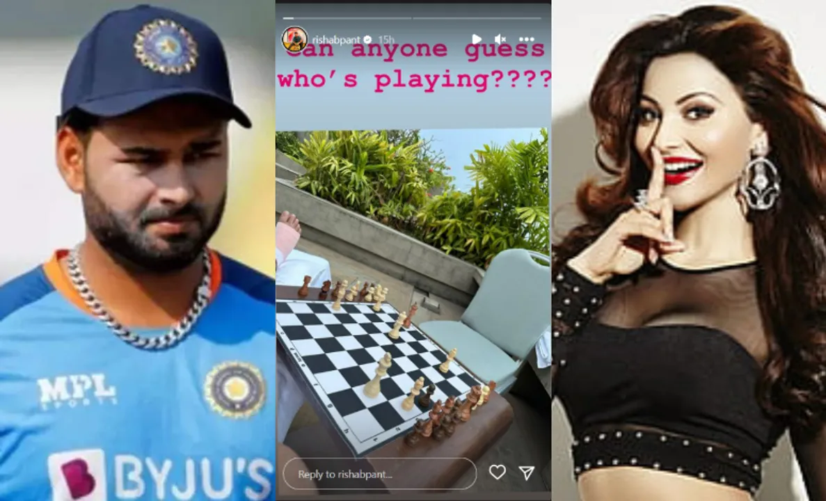 Rishabh Pant and Urvashi Rautela (Image Source: Twitter)