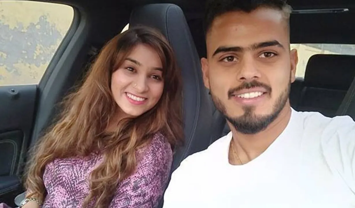 Nitish Rana and wife Saachi Marwah