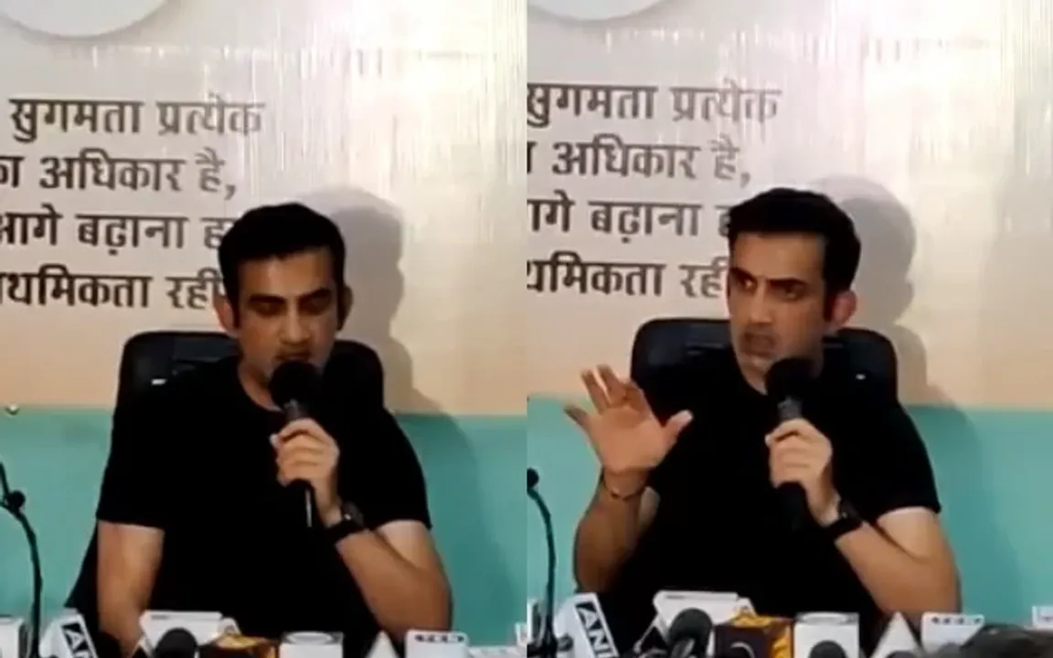 Gautam Gambhir. (Photo Source: Twitter)