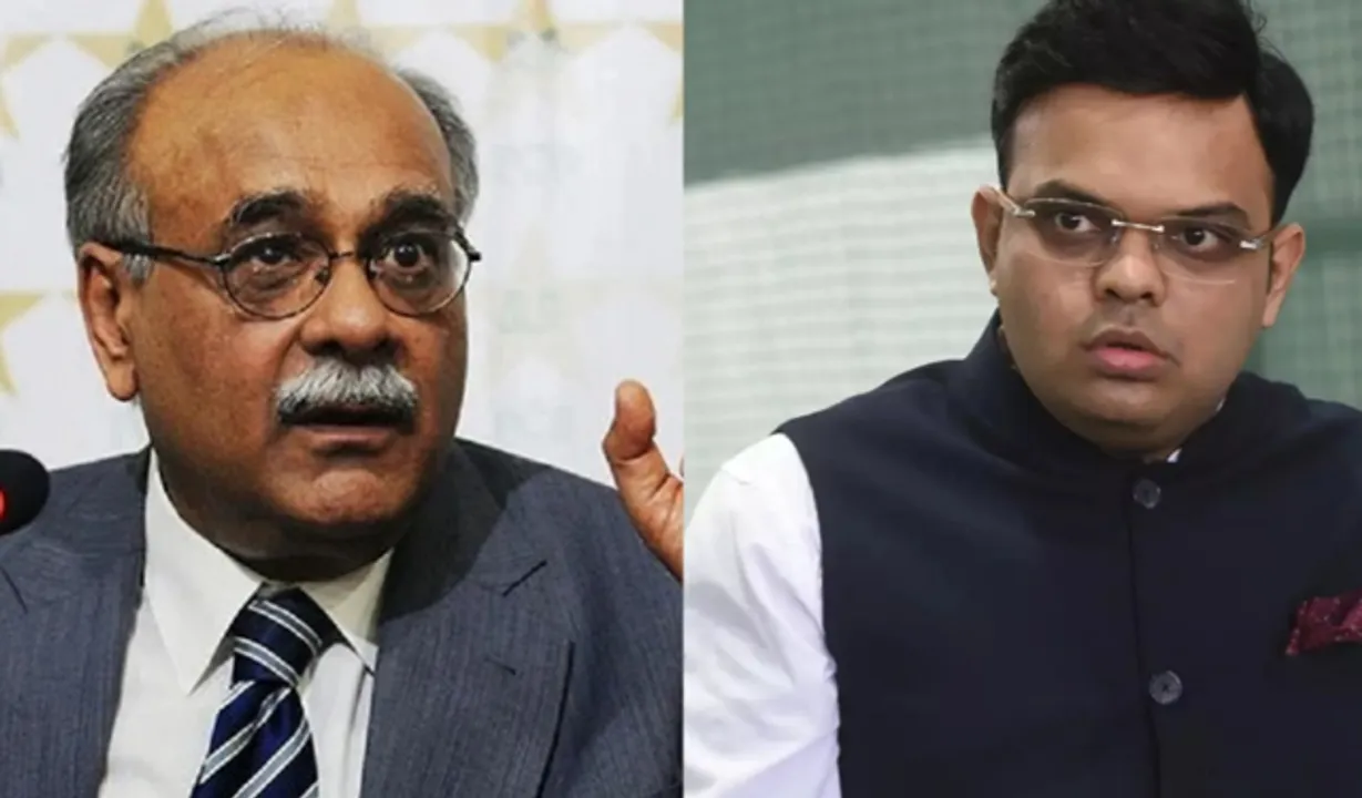 Najam Sethi and Jai Shah