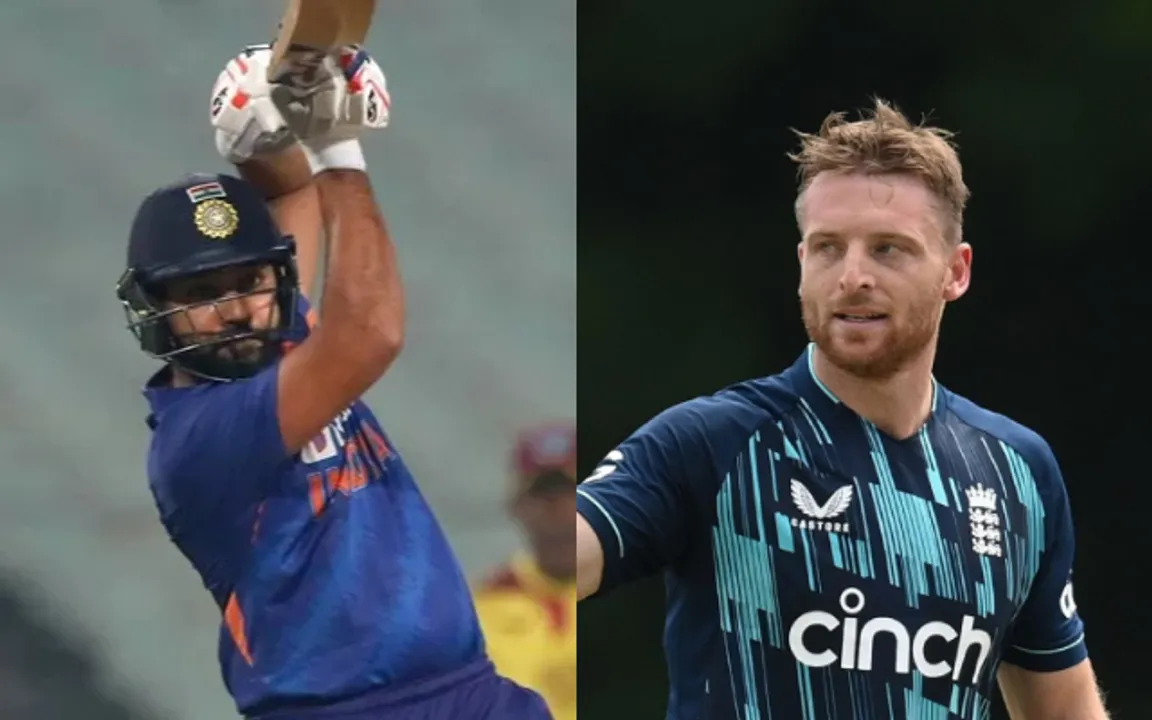 Rohit Sharma and Jos Buttler (Photo Source: Twitter)