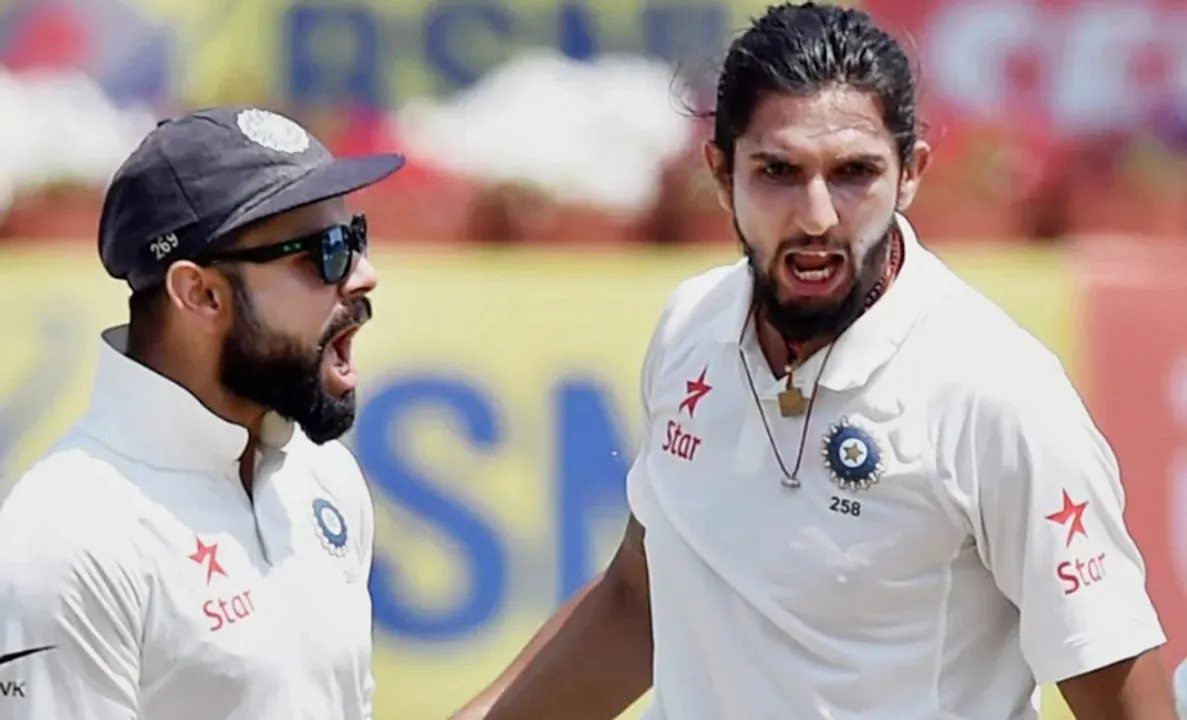 Virat Kohli and Ishant Sharma