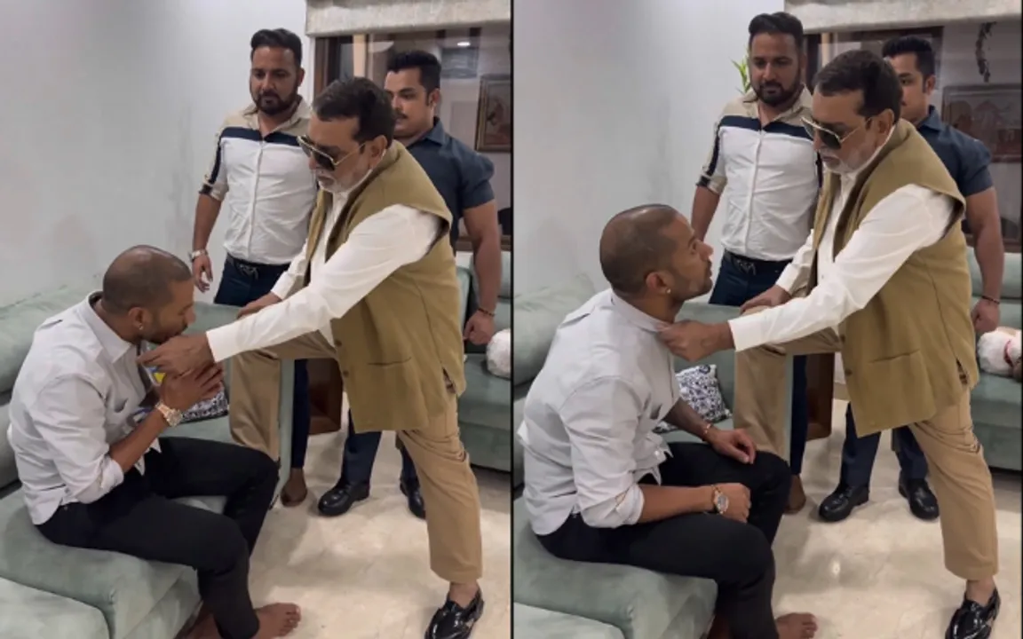 shikhar dhawan viral video शिखर धवन