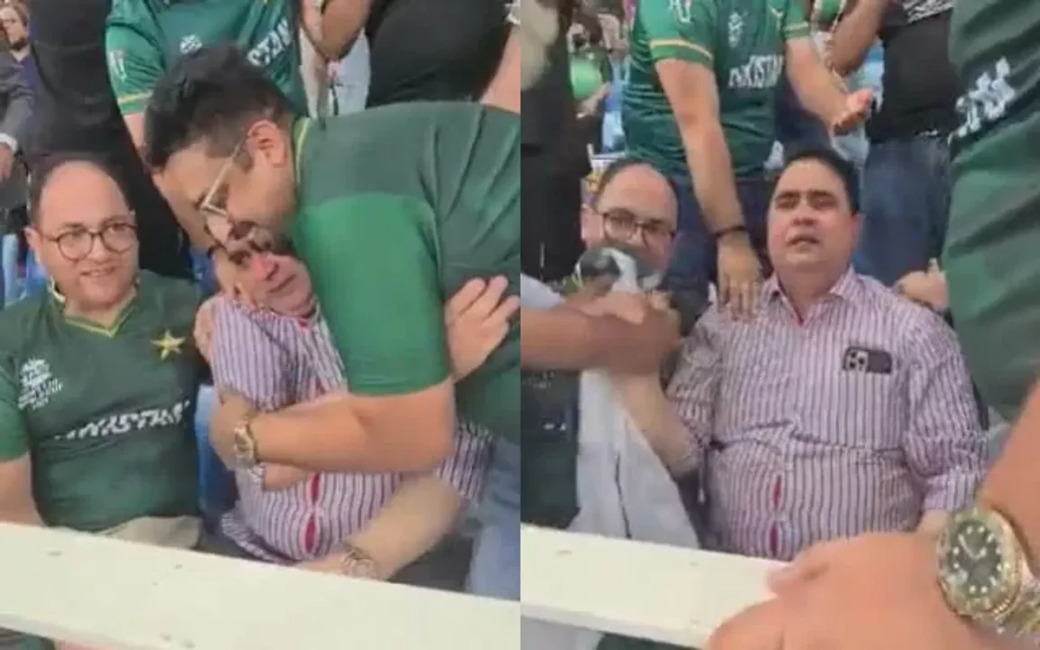 Babar Azam’s father. (Photo Source: Twitter)
