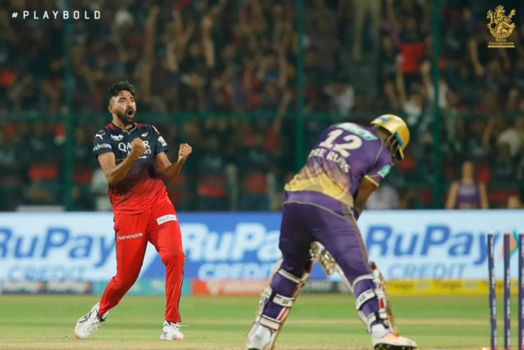 RCB vs KKR सिराज