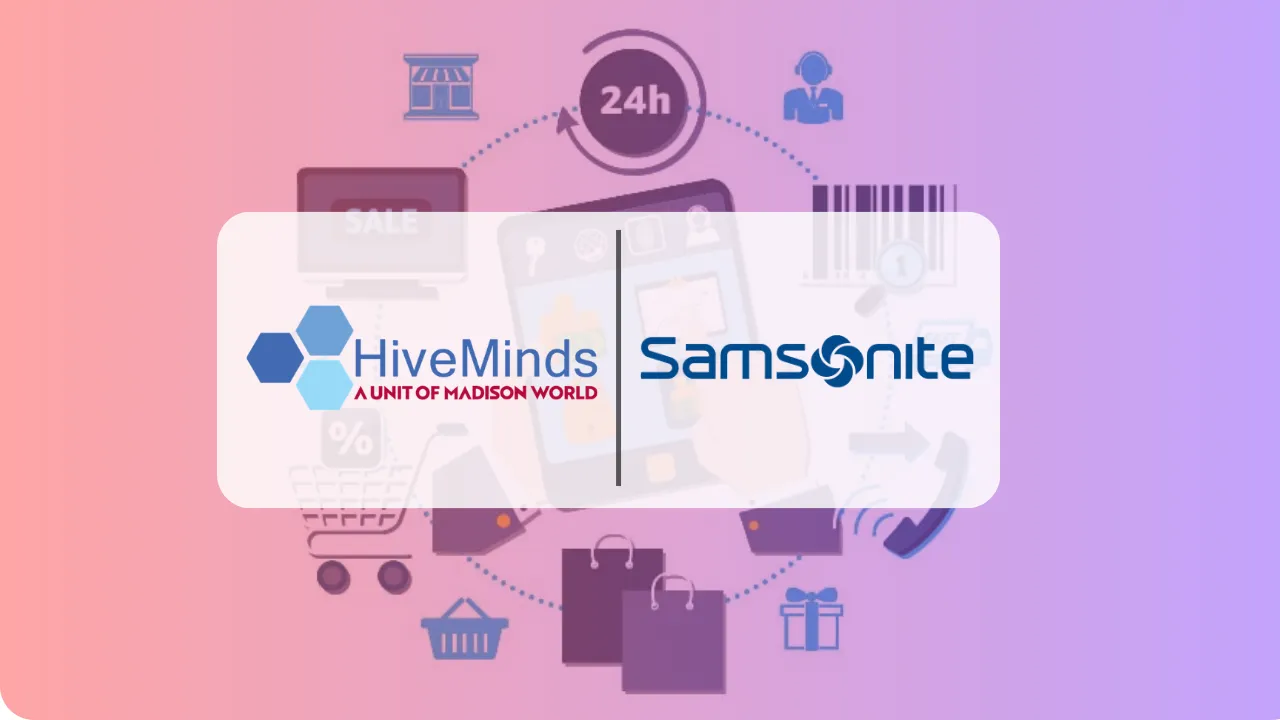 HiveMinds secures the e-commerce marketing and retail media management mandate for Samsonite India.