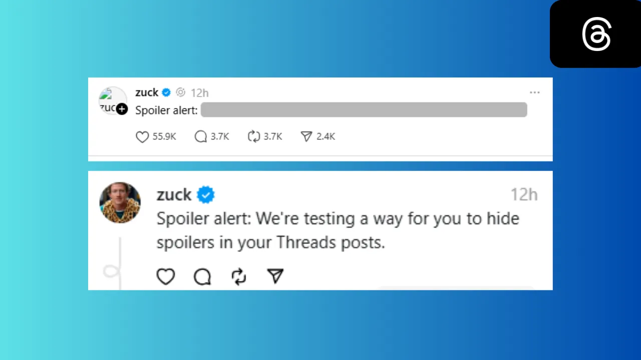 Threads Rolls Out Spoiler Tags to Support TV and Live Event Discussions