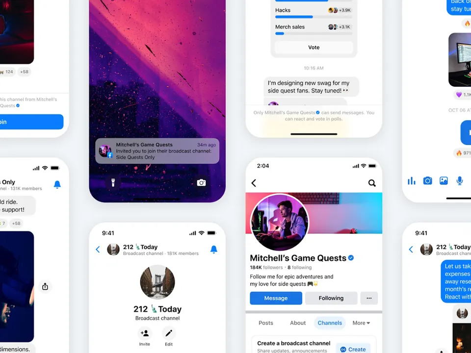Facebook and Messenger