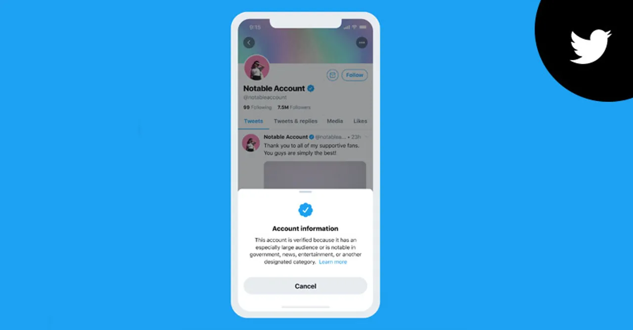 Twitter verified badges