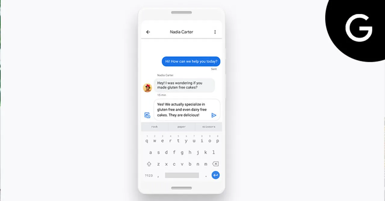 Google Maps messaging