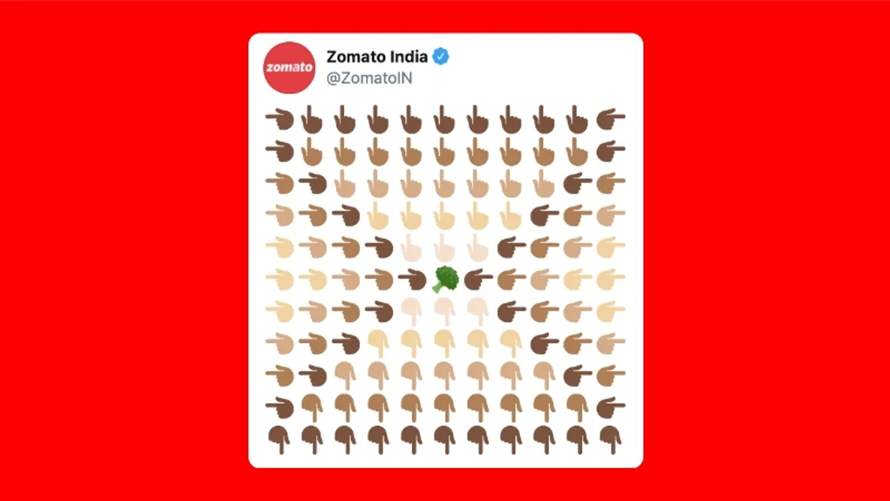 Finger point emoji