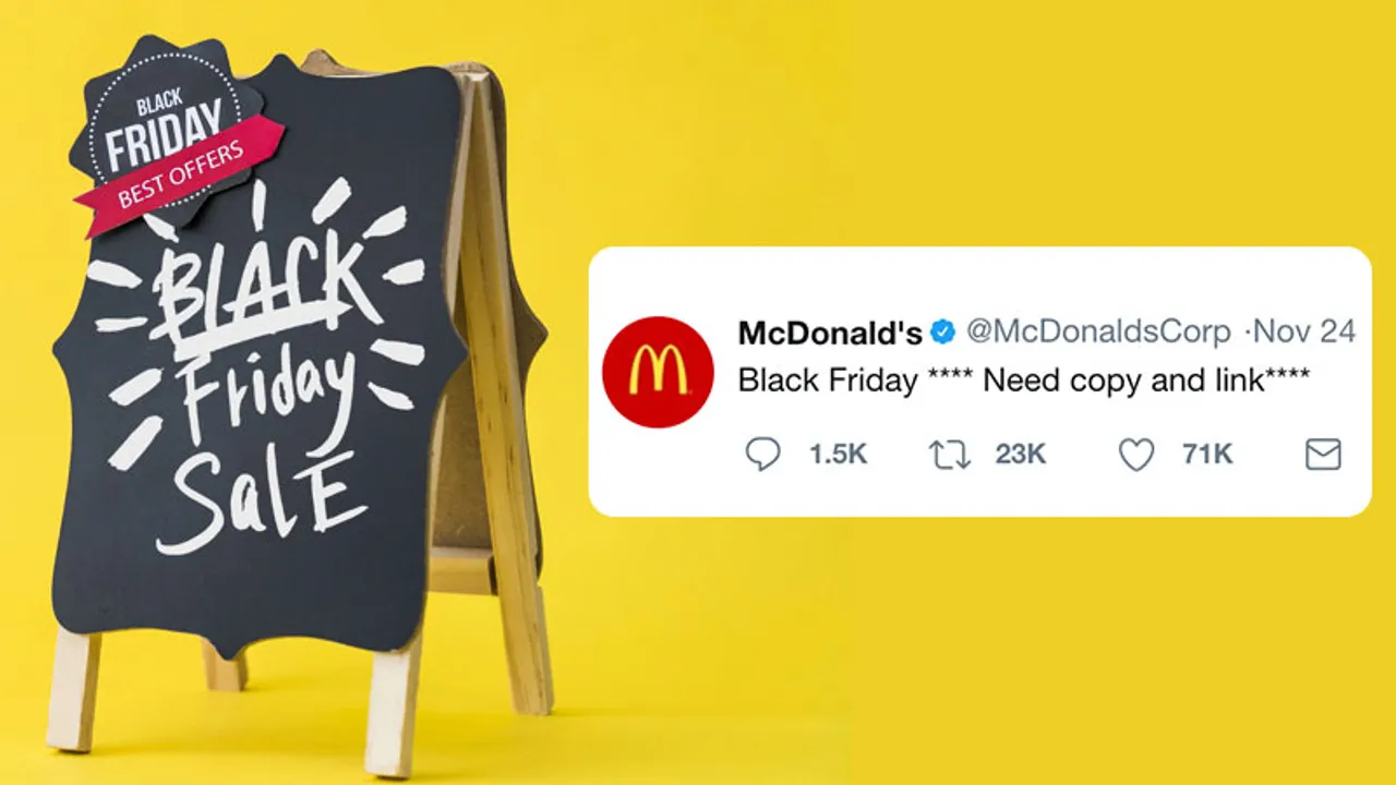Black Friday Tweet