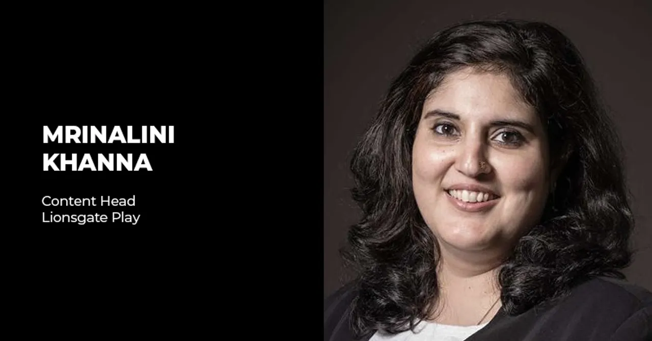 Lionsgate India appoints Mrinalini Khanna as Content Head for Indian Originals
