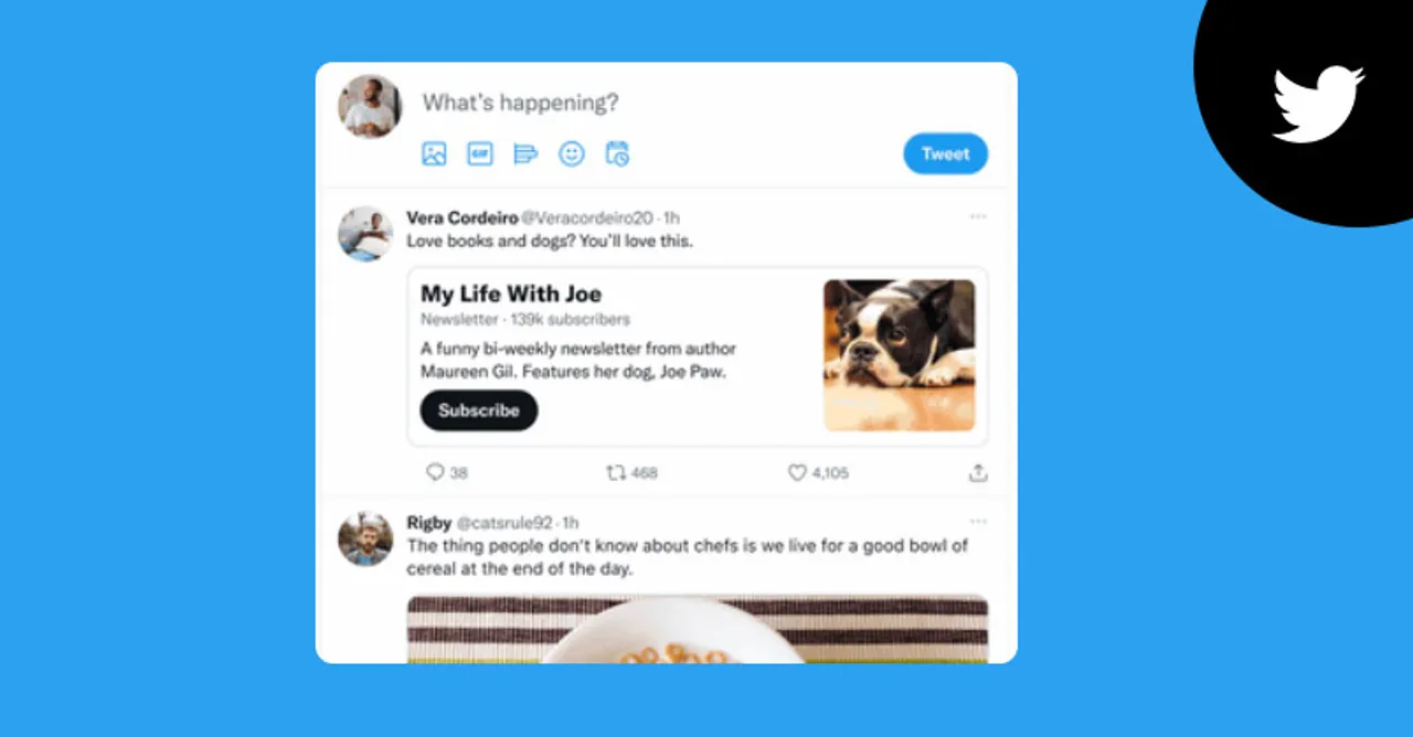 Twitter newsletters