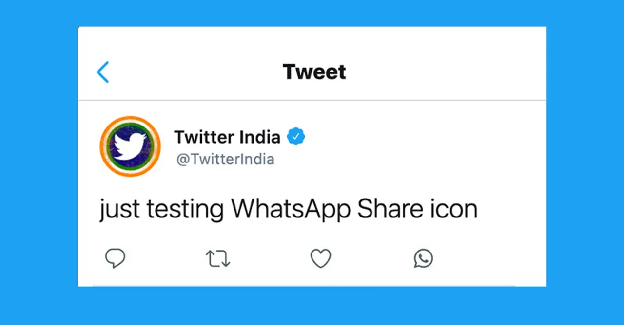 Twitter WhatsApp