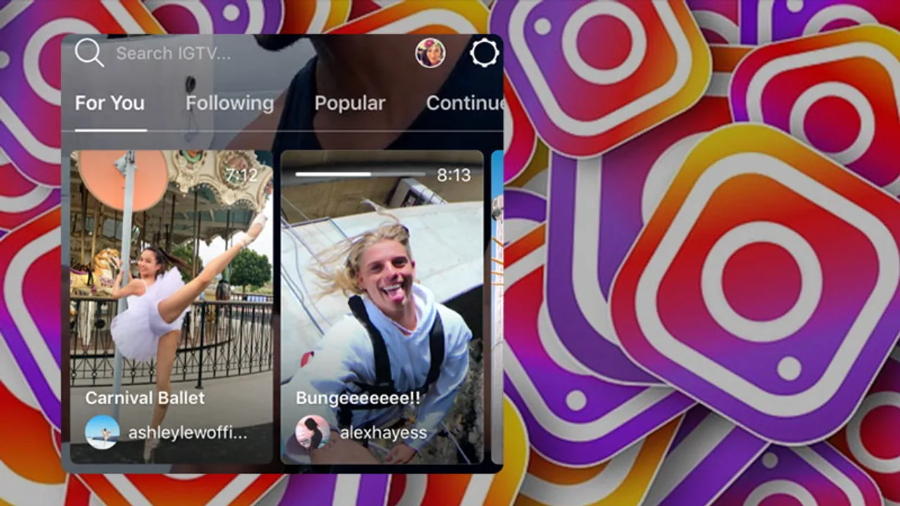 IGTV video share