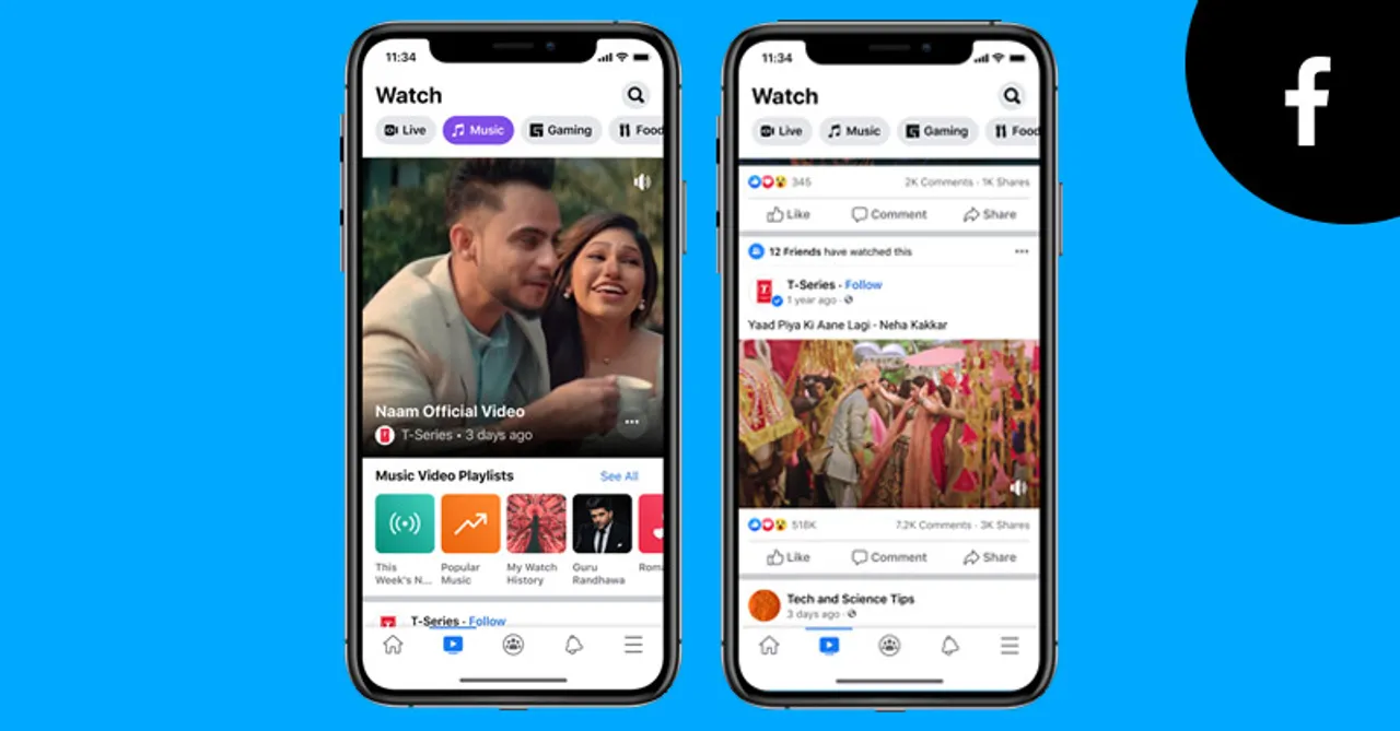 Facebook news videos