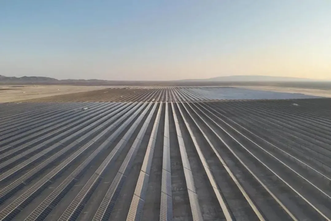  The 1 GW Manah 1 & 2 solar project in Oman, developed through a public-private partnership, will cut CO2 emissions by 1.4 million tonns annually. Photograph: (Image Source: Zawya ) 
