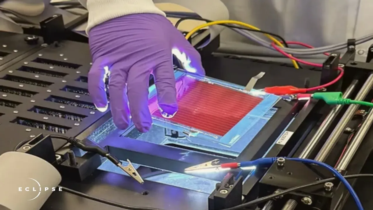  As Tandem PV’s perovskite panels reach 28% efficiency and target 30% by 2025, company moves forward to construct U.S. manufacturing facility. Image Source: Eclipse 