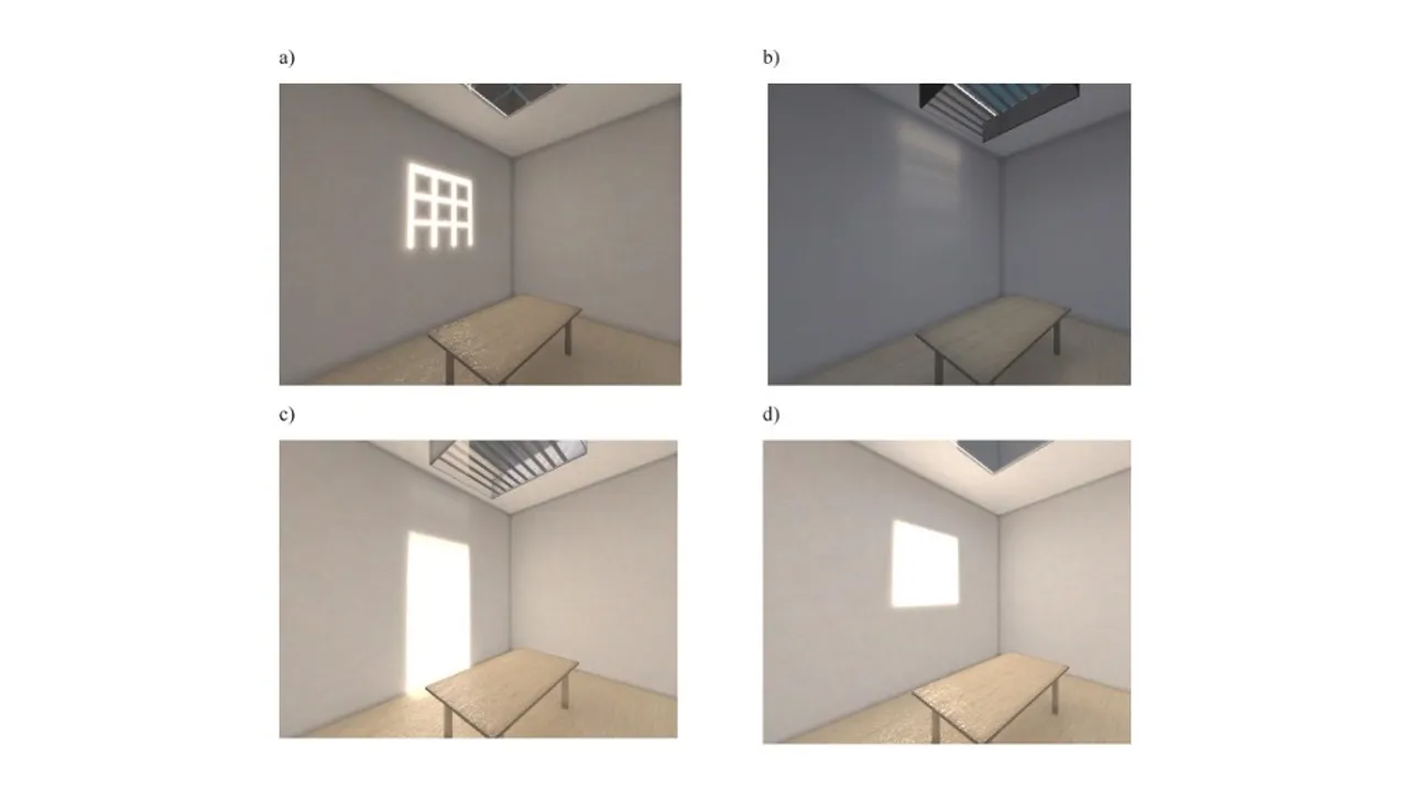  Researchers have applied 10X light concentration and dynamic tracking to deliver glare-free daylighting through the BIPV module.  Image Source: ScienceDirect 