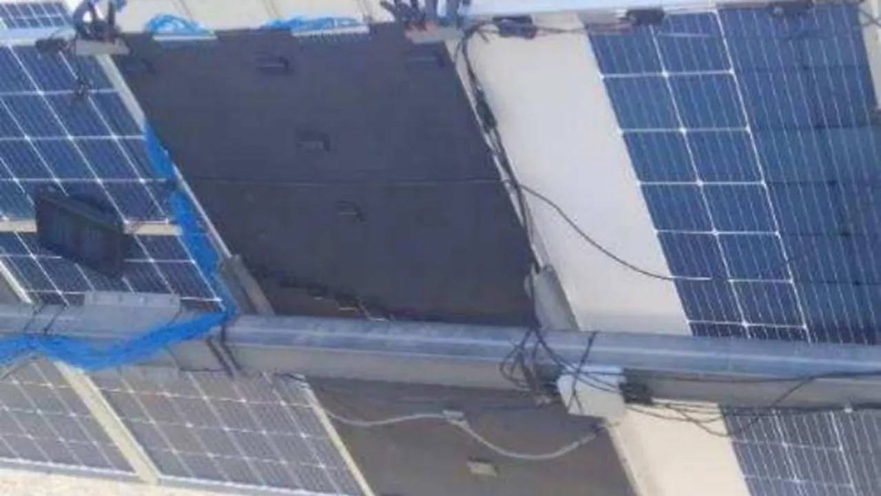  Module layout and geometry, including torque tube spacing, influenced rear-side loss variations.  Image Source: ScienceDirect 