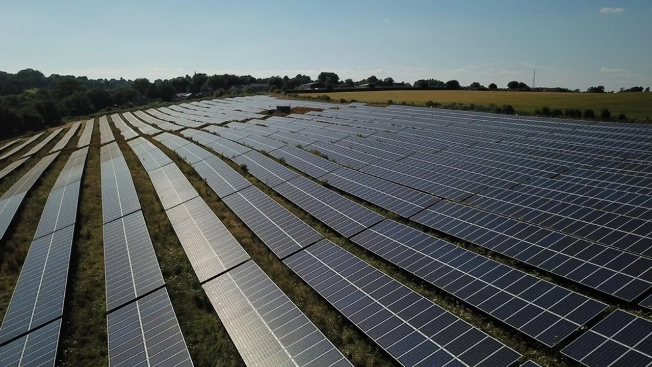  The Grevekulla solar park, covering 40 hectares with 61,776 panels, was expected to power around 28,000 homes upon completion in 2026. Image Source: European Energy 