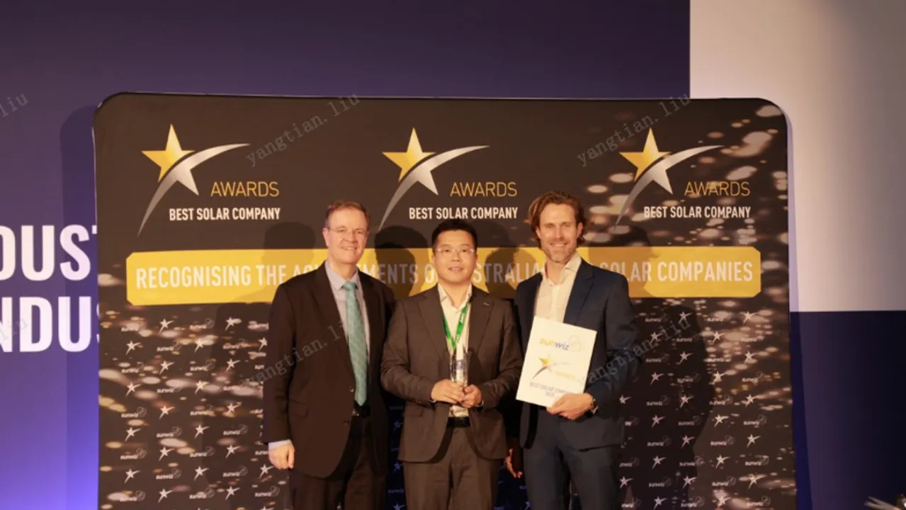 JinkoSolar received the Top Solar Brand Australia 2024 title from SunWiz for the fourth consecutive year.  Image Source: JinkoSolar 