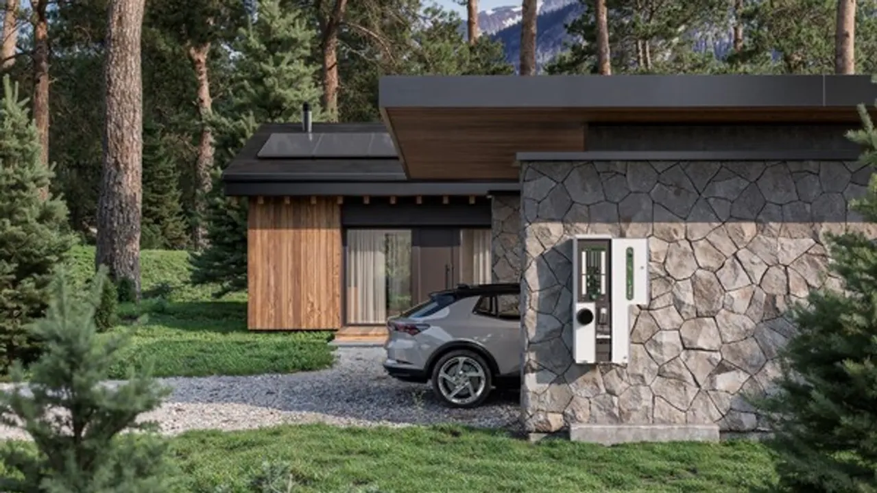  Schneider Home has integrated solar, storage, EV charging, and smart controls into one platform.  Image Source: PRNewswire 