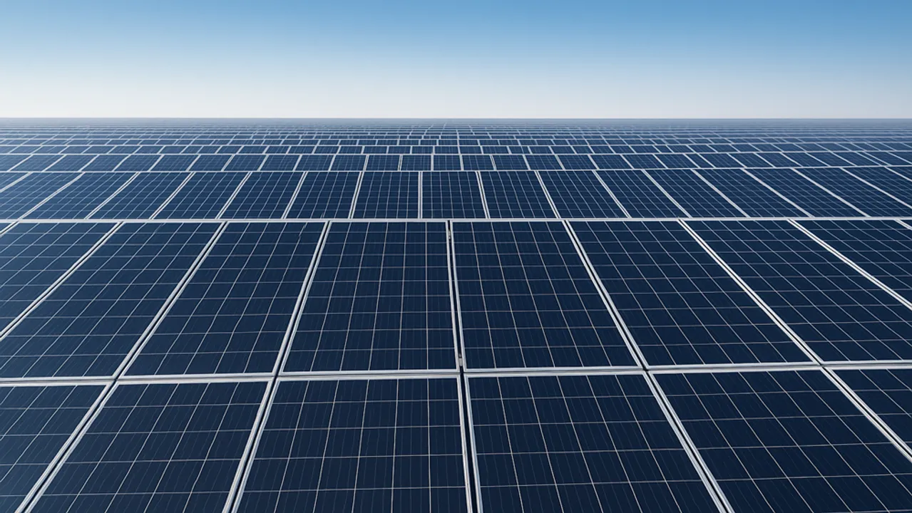  KPI Green Energy placed a 310 MW TOPCon module order with Solex Energy for its GUVNL IPP projects in Gujarat. Image Source: AI Generated 