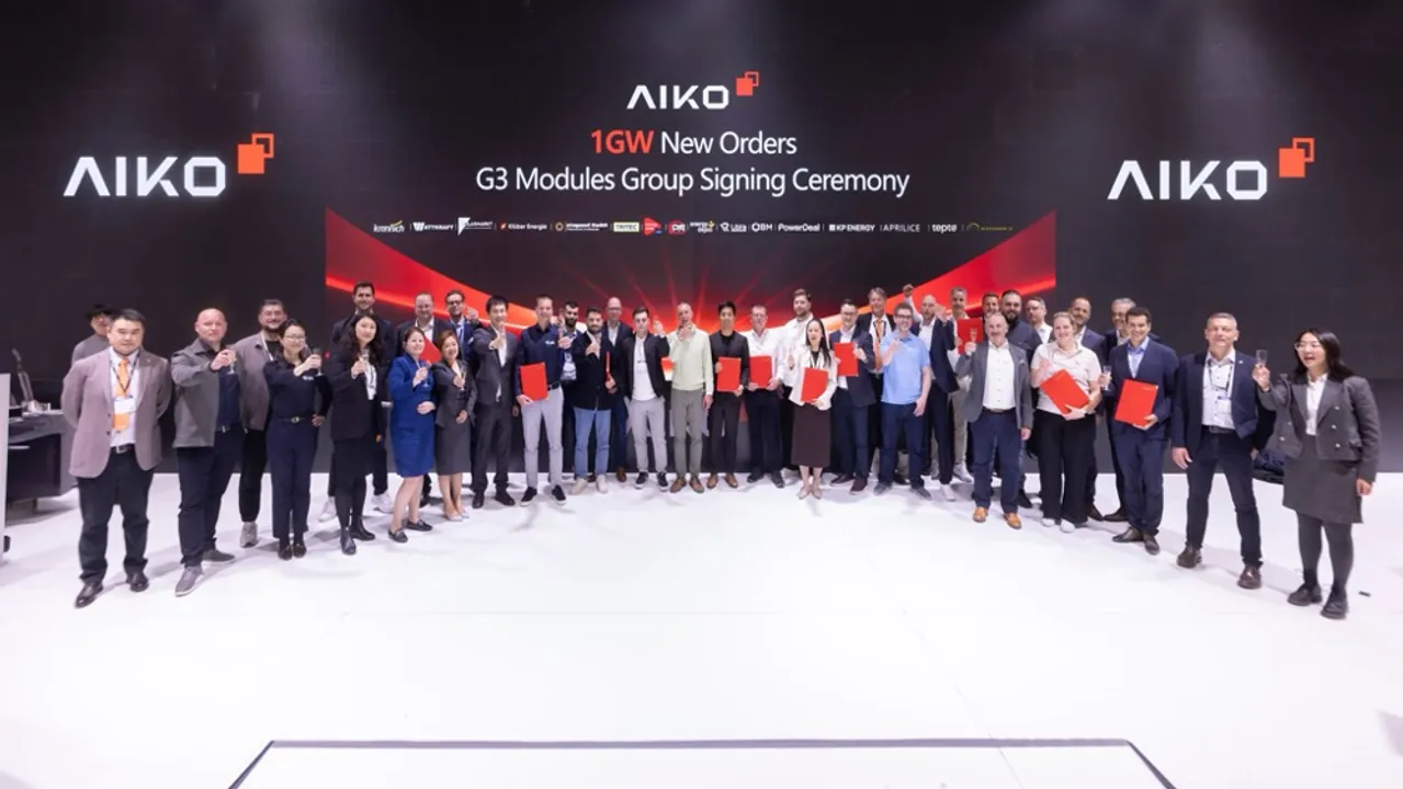  INFINITE modules have delivered 30–40 W more output than TOPCon modules of similar size due to design innovations.  Image Source: AIKO 