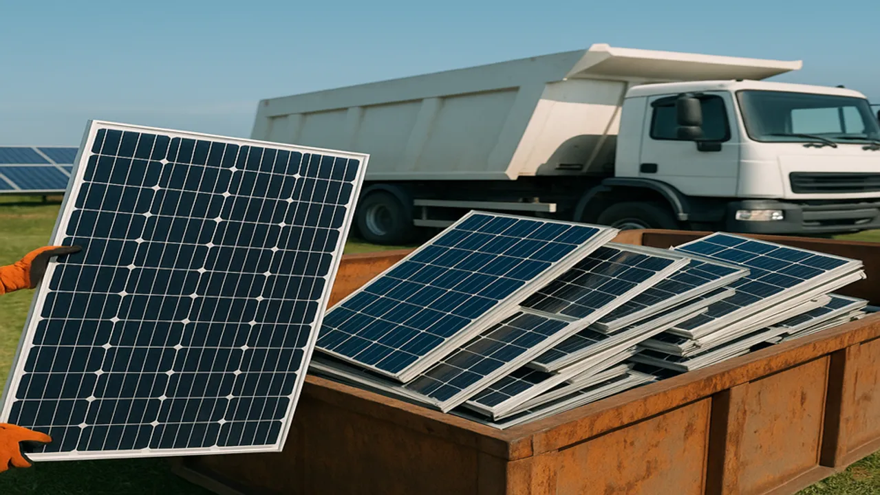  EAGLE Preserve has ensured free pickup and recycling for commercial and utility solar modules across Washington State. Image Source: AI Generated 