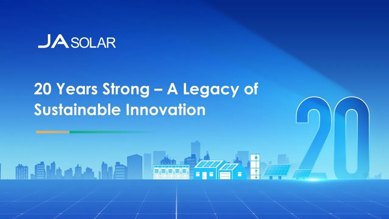  DeepBlue 4.0 Pro modules have been designed by JA Solar for high-density output, improved reliability, and versatile global deployment.  Image Credit:/Source: JASolar/ Linkedin 