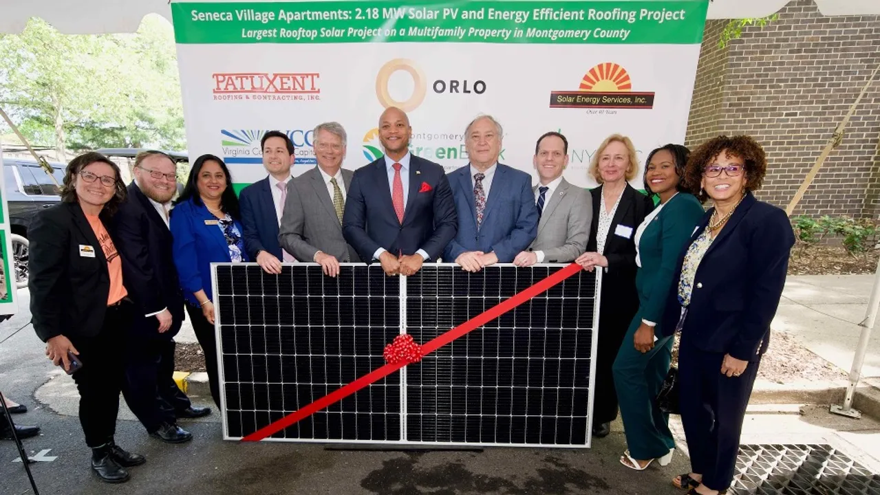  The system has been designed to produce 2.5 million kilowatt-hours annually and offset over 2,000 metric tons of emissions.  Image Source: Maryland.gov 