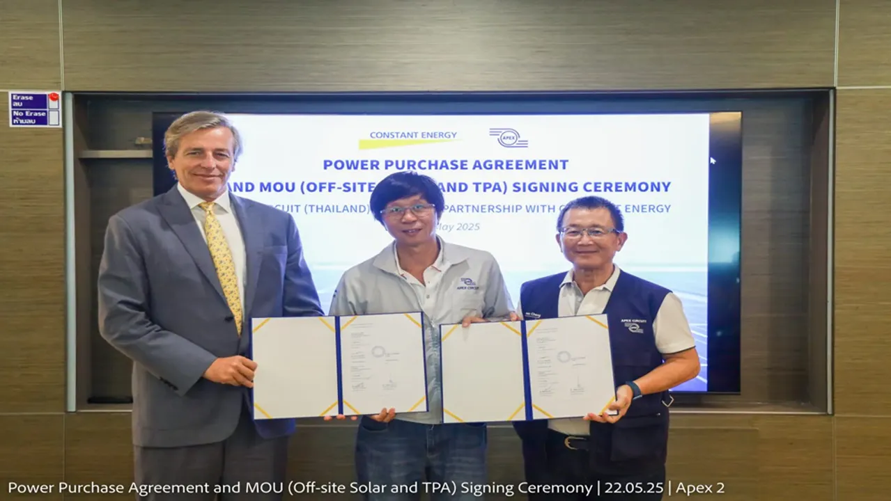  Apex Circuit Thailand advanced its clean energy shift through a rooftop and TPA-enabled offsite solar project with Constant Energy. Image Source: Constant Energy 