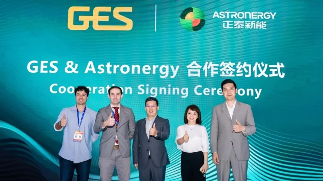  ASTRO N8 modules have entered the European market through a utility-scale solar project managed by GES Siemsa.  Image Source: Astronergy 