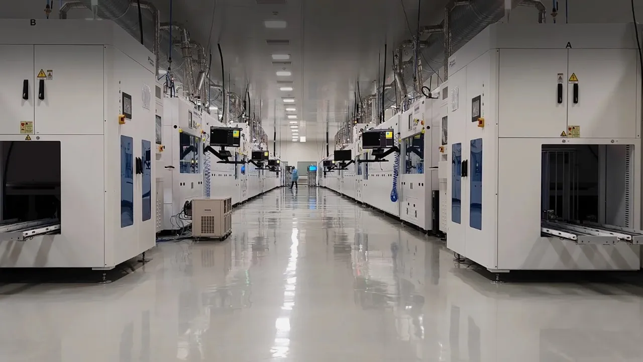  The new Fab City plant features a 16-busbar architecture to enhance solar cell power density and real-world energy yield. Image Source: Premier Energies 