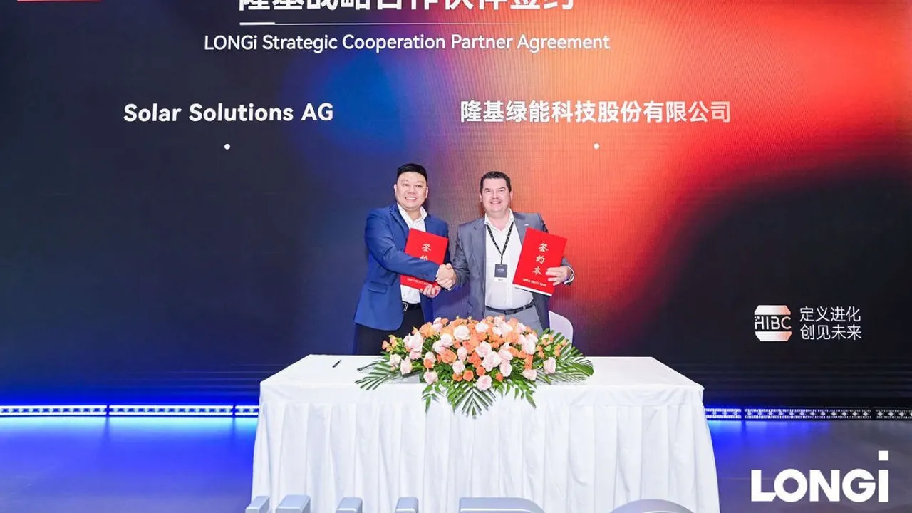  The agreement allows LONGi to contribute technical expertise while Solar Solutions manages market localization and brand strategy. Image Source: LONGi 